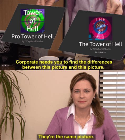 Okay but in all seriousness I kinda like the new ttoh better oop : r/towerofhell