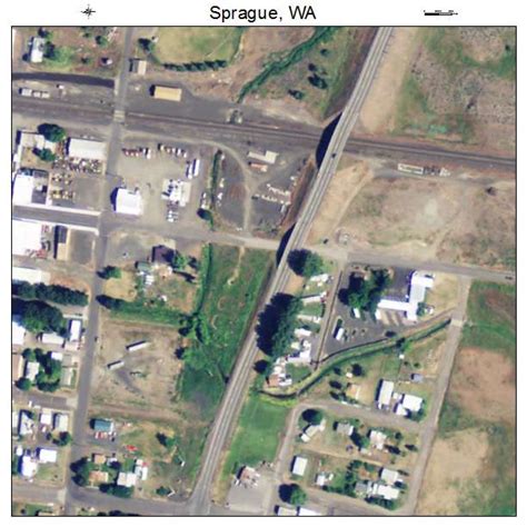 Aerial Photography Map of Sprague, WA Washington