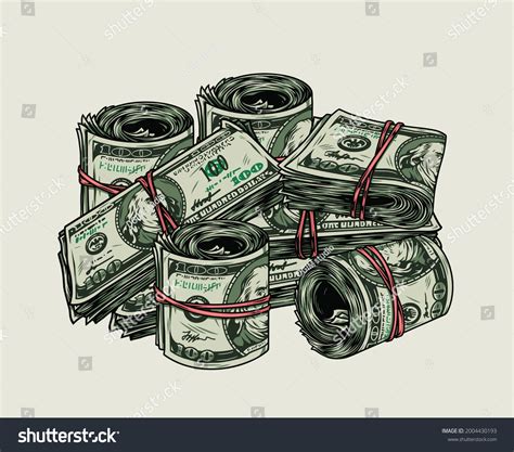 5,404 Money Roll Stock Vectors, Images & Vector Art | Shutterstock