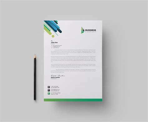 Best Corporate Letterhead Design Template 002165 - Template Catalog