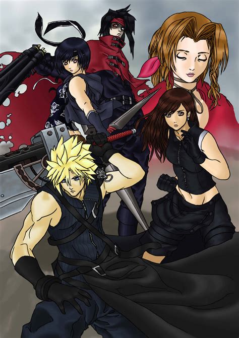 Final Fantasy VII Advent Children Coloured by leonalmasy on DeviantArt