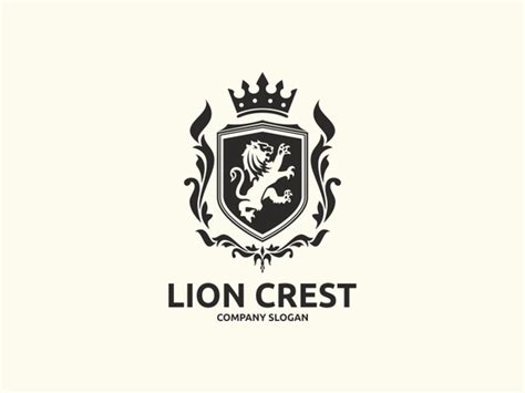 #Lion #Crest #logo #Template #animals #design Logos, Logo Branding, Branding Design, Family Logo ...