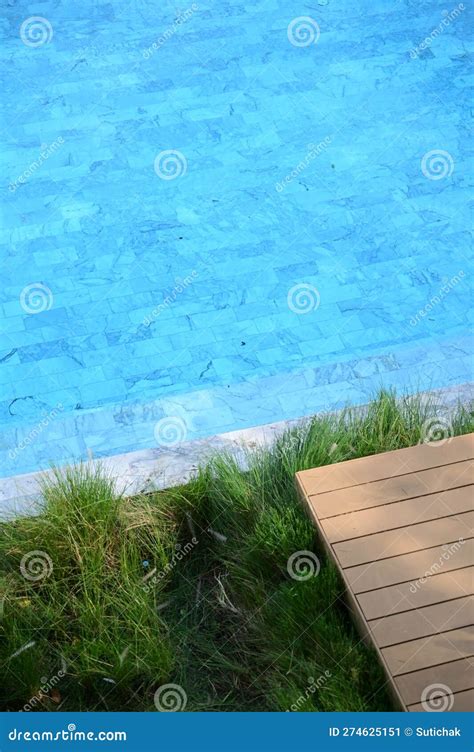 Wooden Veranda and Swimming Pool Stock Image - Image of swimming, home: 274625151