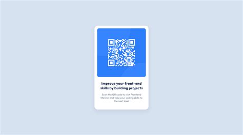 Qr Code Component Figma Design - https://www.frontendmentor.io/ | Figma Community