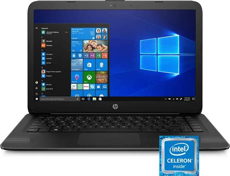 Amazon.com: HP Stream 14-Inch Laptop, Intel Celeron N4000, 4 GB RAM, 64 GB eMMC, Windows 10 Home ...