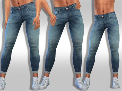 Men Low Rise Skinny Fit Jeans by Saliwa at TSR » Sims 4 Updates