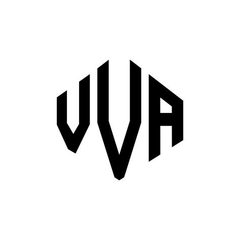 VVA letter logo design with polygon shape. VVA polygon and cube shape logo design. VVA hexagon ...