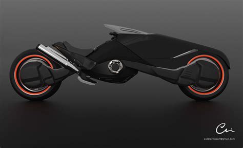 ArtStation - Futuristic motorcycle design, Estela Villas Plaza Futuristic Motorcycle, Futuristic ...