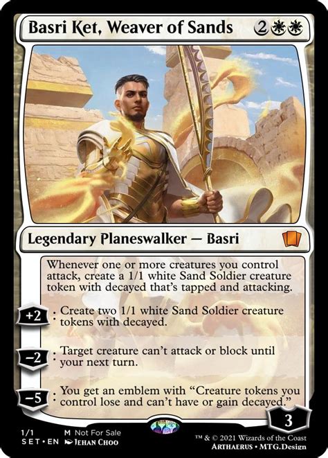 Basri Ket, Weaver of Sands : r/custommagic