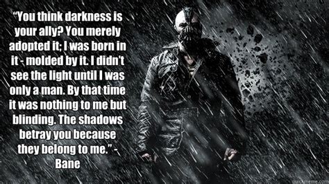 Bane Darkness Quote Meme All orders are custom made and most ship worldwide within 24 hours