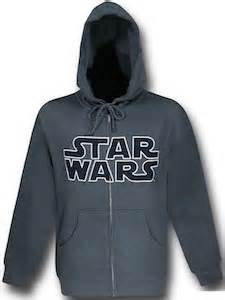 Grey Star Wars Logo Hoodie