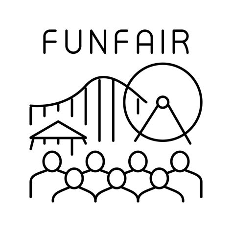 Funfair And Amusement Park Vector Icons Big Top Circu - vrogue.co