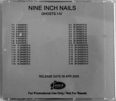 Nine Inch Nails - Ghosts I-IV (2008, CD) | Discogs