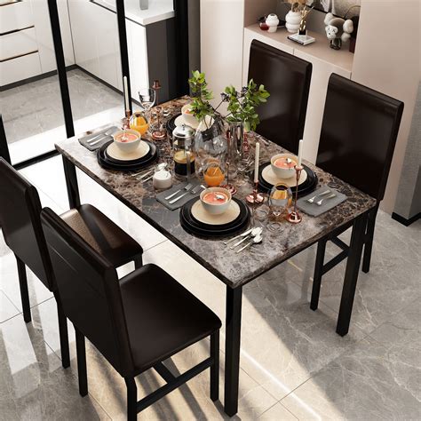 Marble Dining Room Table And Chairs