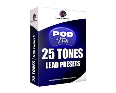 25 TONES | Pod Farm Lead Presets Pack | Presets For All