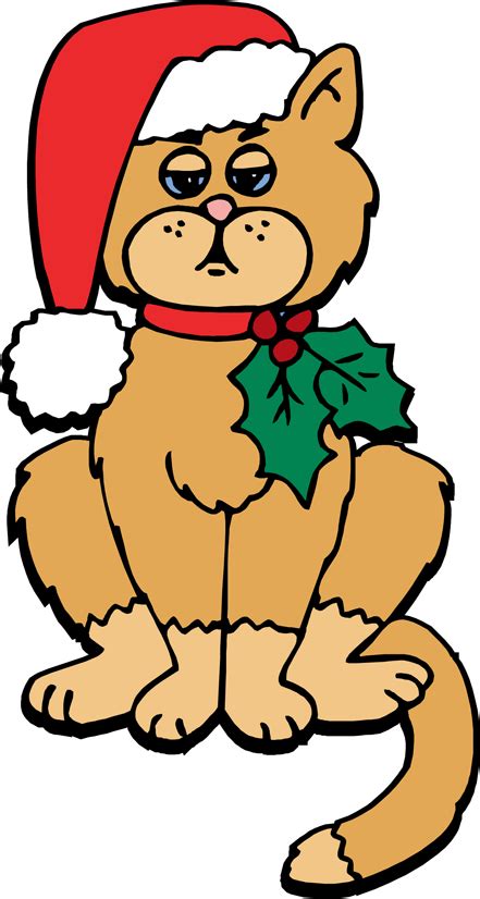 Christmas Cat Clip Art - ClipArt Best