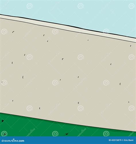 Concrete Wall stock vector. Illustration of outside, sketch - 43315879