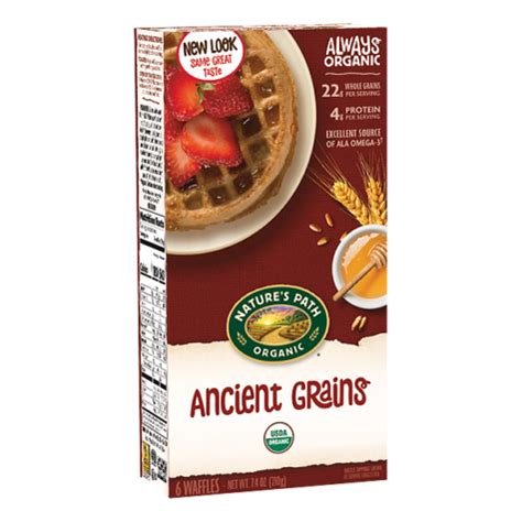 Nature's Path Frozen Waffles Reviews & Info (Organic Wheat Varieties)