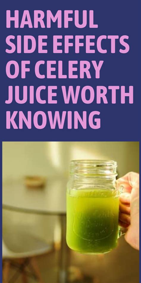 Harmful Side Effects Of Celery Juice that you need to know - Health