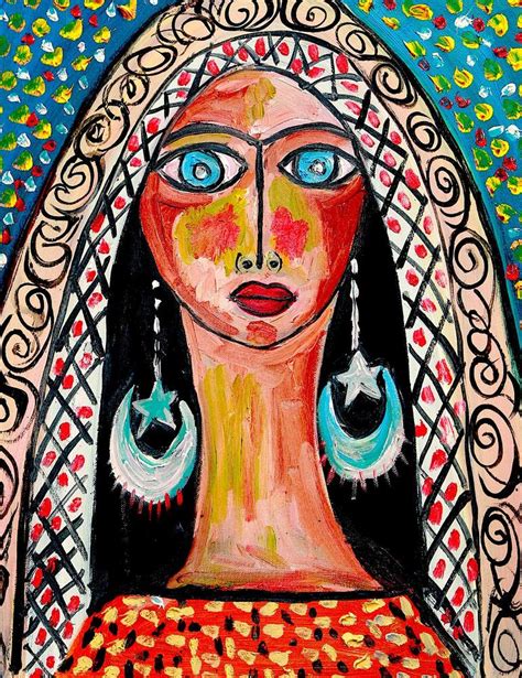 woman from UAE Painting by Said Elatab | Saatchi Art