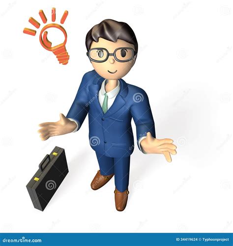 Reliable business man stock illustration. Illustration of good - 34419624