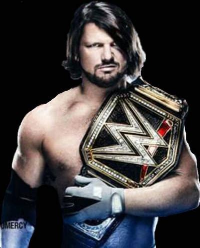 AJ STYLES WWE CHAMPION by MostCreativeOne on DeviantArt