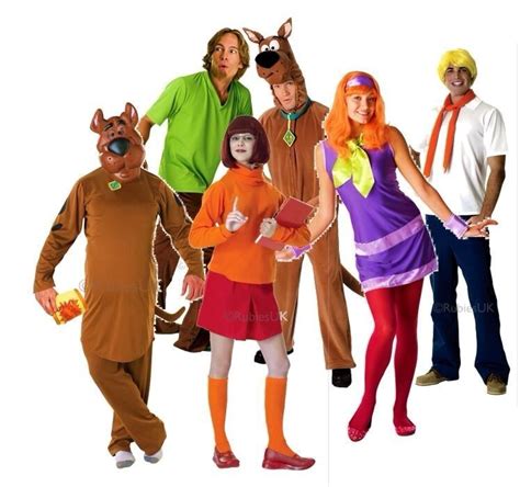 Adult Licensed SCOOBY DOO and Gang Characters Fancy Dress Costume TV ...