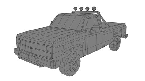 Chevy Truck 3D Model - TurboSquid 1502859