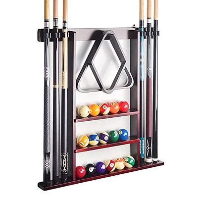 6 Pool Billiard Stick Holder Wall Billiard Cue Rack, Pool Cue Rack ...