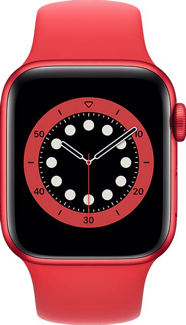 Apple Watch Series 6 44mm 32 GB in PRODUCT RED Aluminum - PRODUCT RED Sport - $200 Off - AT&T