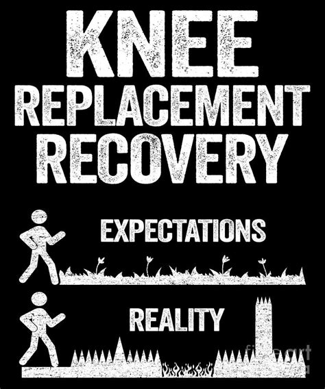 Funny Knee Replacement Surgery Recovery Expectations Digital Art by Lisa Stronzi - Pixels