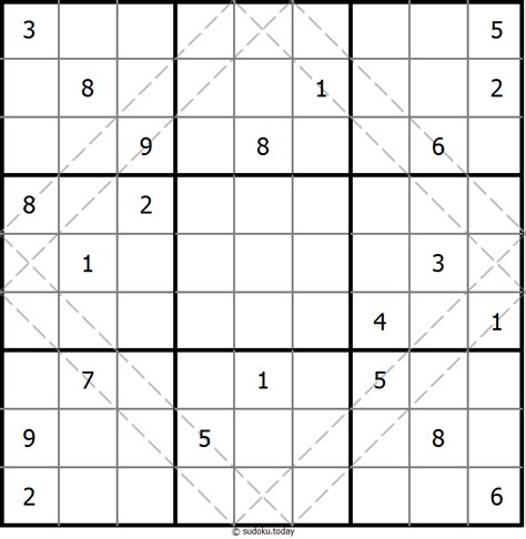 Multi Diagonal Sudoku