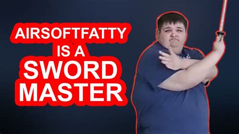 Airsoftfatty is a swordmaster (lightsaber practice) - YouTube