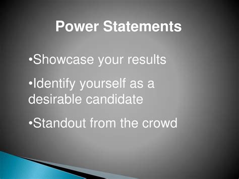 PPT - Power Statements PowerPoint Presentation, free download - ID:3880692