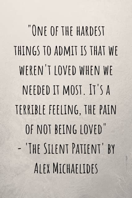 Review of 'The Silent Patient' by Alex Michaelides | Be patient quotes ...