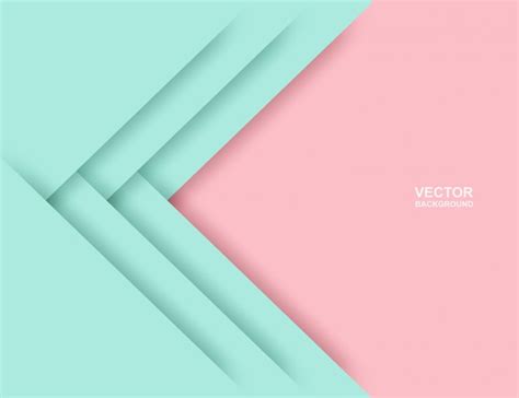 Premium Vector | Abstract. colorful pastels pink ,mint green geometric ...