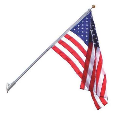 ANNIN FLAGMAKERS 4168 Flag Pole,8 ft. H,Aluminum - Walmart.com ...