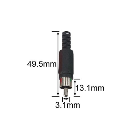 RCA Jack Male | Makers Electronics