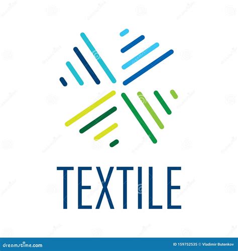 Vector Logo of Textile Fabric and Sewing Stock Illustration ...