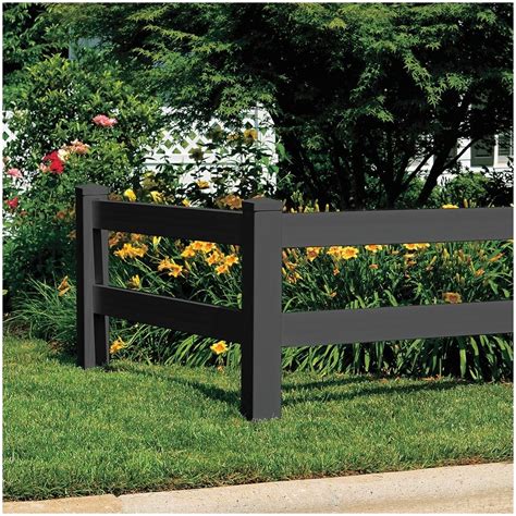 Black Vinyl Fence Posts at Lowes.com