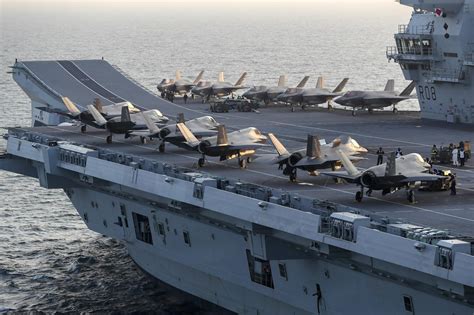 HMS Queen Elizabeth: Royal Navy aircraft carrier starts major exercise ...