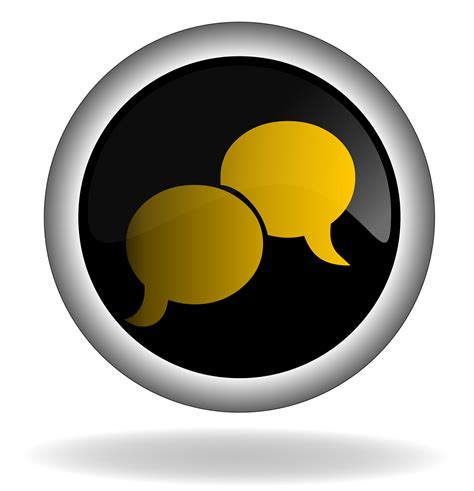 Conversation Chat Button Icon PNG | Picpng