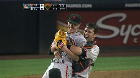 Tim Lincecum throws his first career no-hitter in 2013 - YouTube