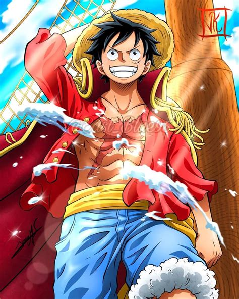 The Pirate King | Manga anime one piece, One piece luffy, One piece drawing