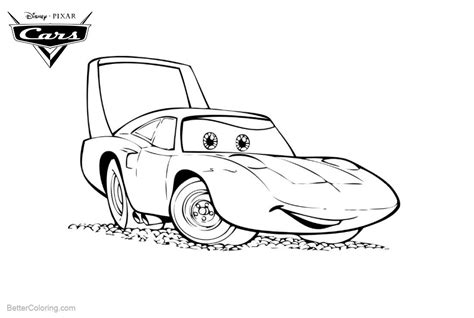 Cars Pixar Coloring Pages Wingo - Free Printable Coloring Pages