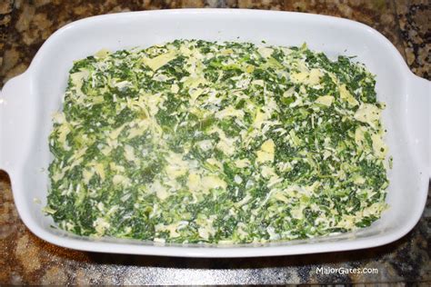 Spinach & Artichoke Casserole · Major Gates