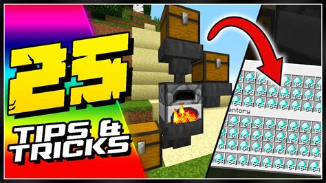 25 Minecraft Tips, Tricks, & Secrets You Need To See - YouTube