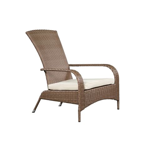 Patioflare Comfort Height Muskoka, Light Brown Wicker & Beige Cushions ...