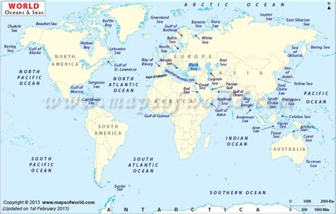 World Map Bodies Of Water ~ AFP CV