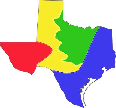 Four Regions of Texas: Characteristics, Climate & Map | What are the Four Regions of Texas ...